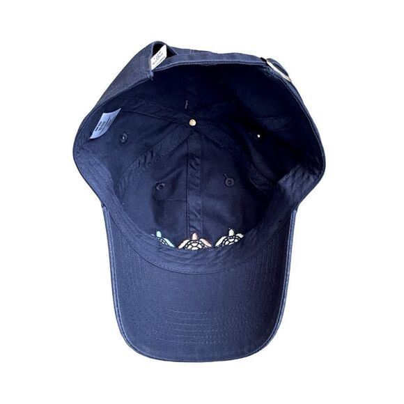 Life is Good Tres Turtles Chill Darkest Blue 6 Panel Cap Unisex OSFM NWT - Picture 5 of 5